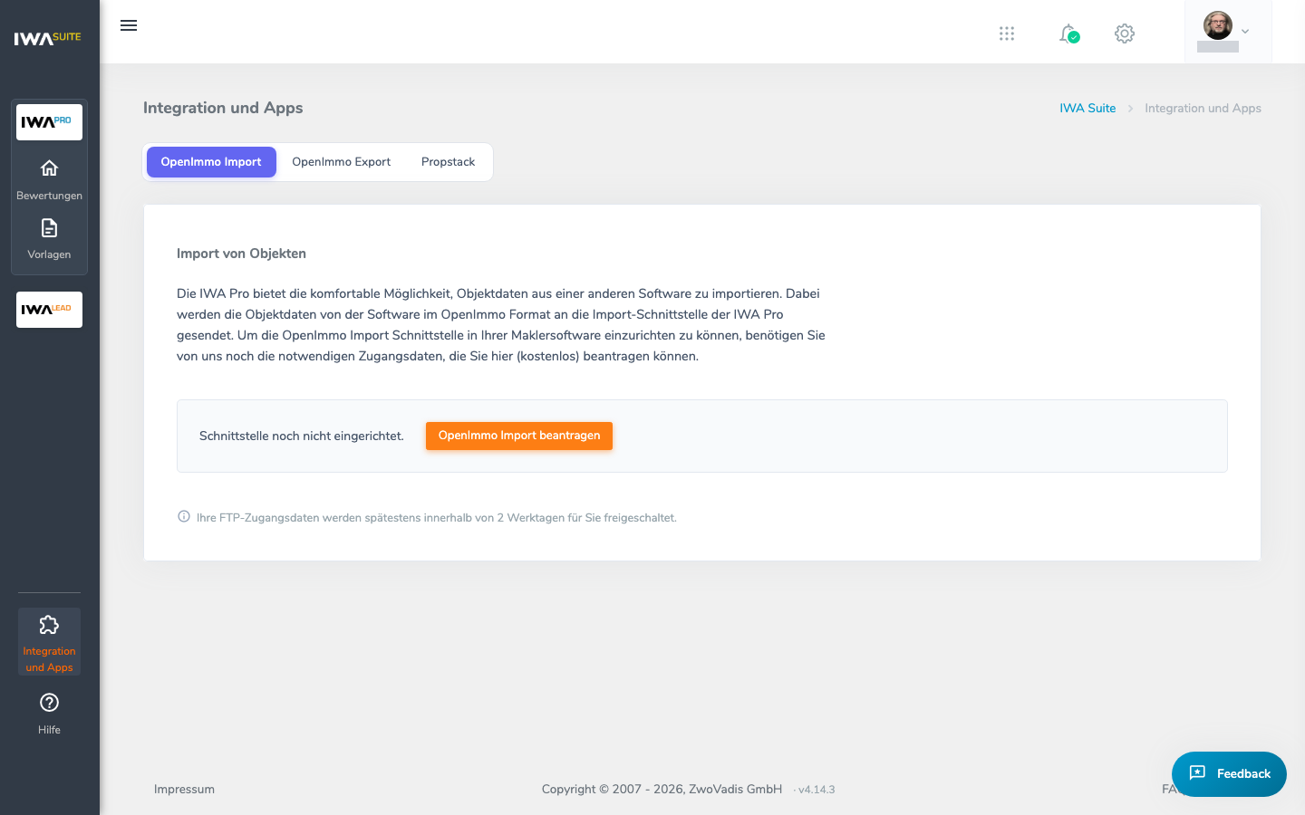 Integration und Apps mit OpenImmo Import, Export und Propstack